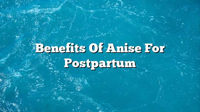 Benefits of Anise for Postpartum