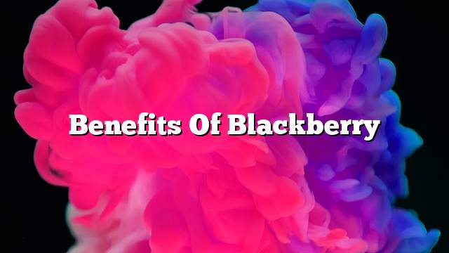 Benefits of Blackberry