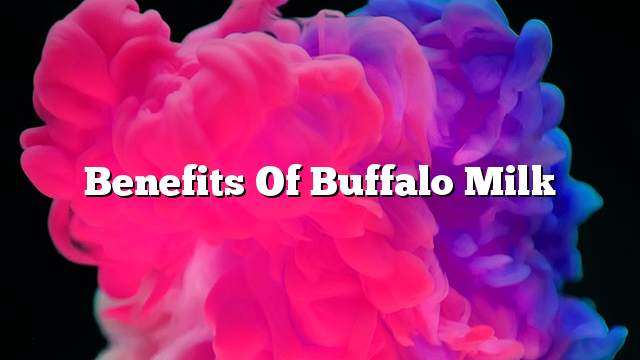 Benefits of buffalo milk