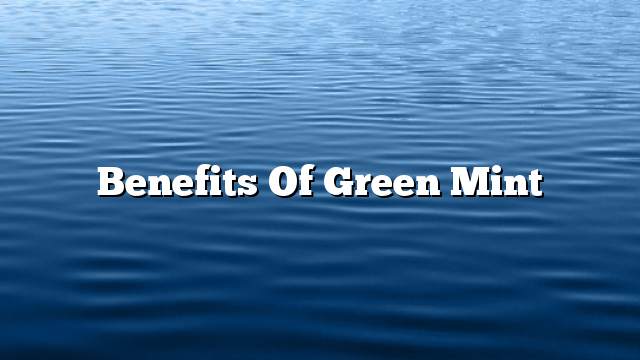 Benefits of green mint