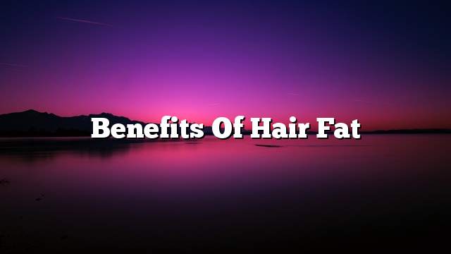 Benefits of hair fat
