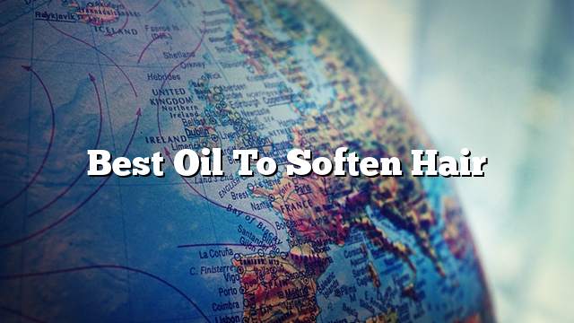 Best oil to soften hair