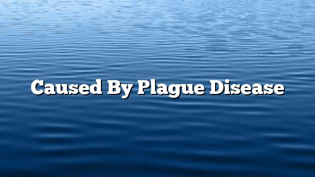 Caused by plague disease