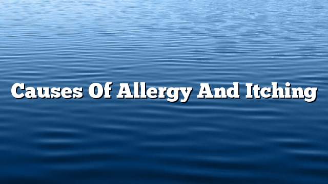 Causes of allergy and itching