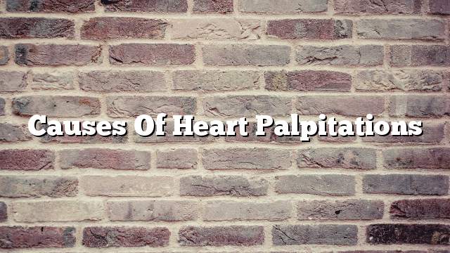 Causes of heart palpitations