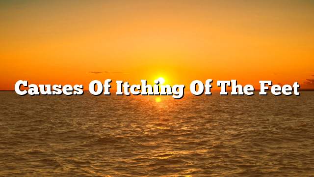 Causes of itching of the feet