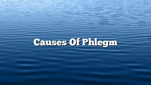 Causes of phlegm