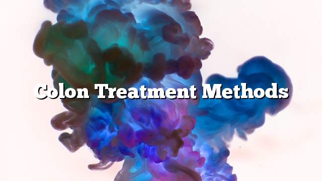 Colon treatment methods