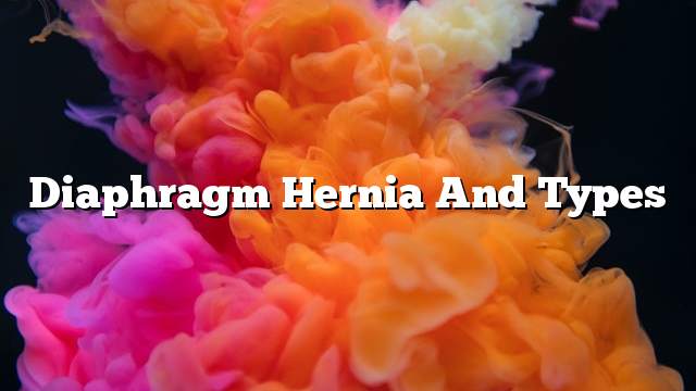 Diaphragm hernia and types