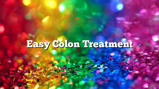 Easy colon treatment