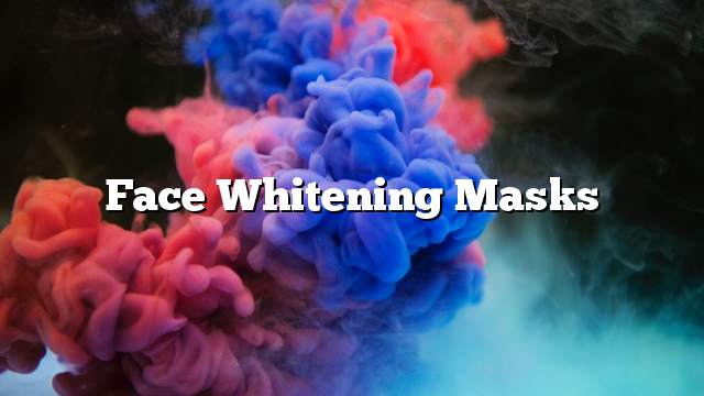 Face Whitening Masks