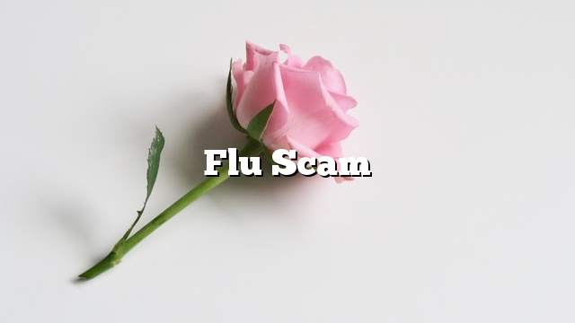 Flu Scam