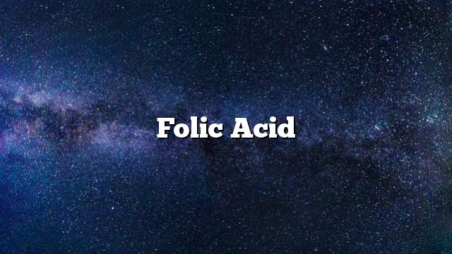 Folic acid