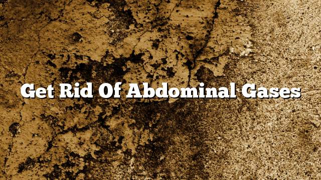 Get rid of abdominal gases