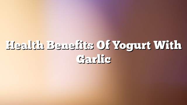 Health Benefits of yogurt with garlic