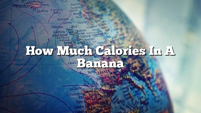 How much calories in a banana