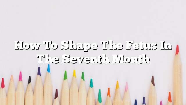 How to shape the fetus in the seventh month