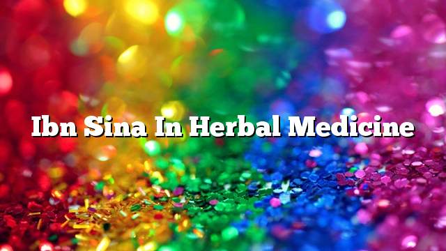 Ibn Sina in herbal medicine