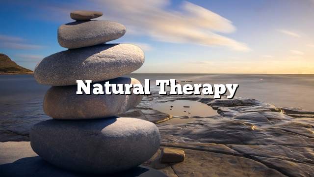 natural therapy