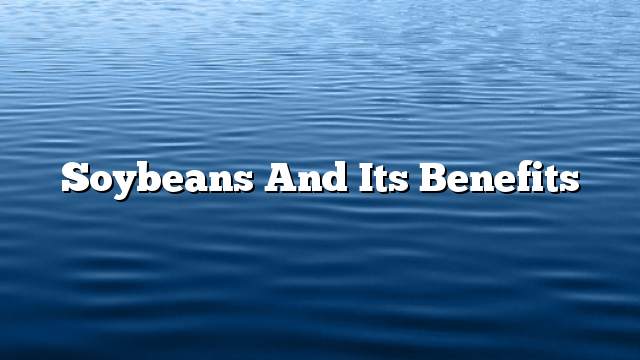 Soybeans and its benefits