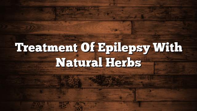 Treatment of epilepsy with natural herbs