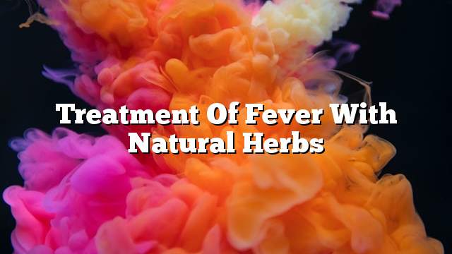 Treatment of fever with natural herbs