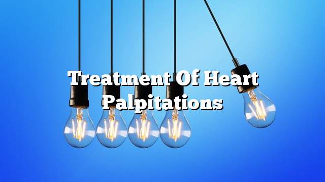 Treatment of heart palpitations