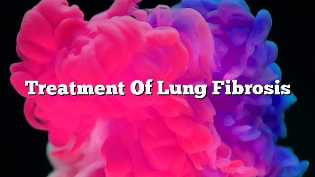 Treatment of lung fibrosis