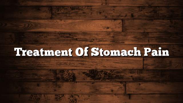 Treatment of stomach pain