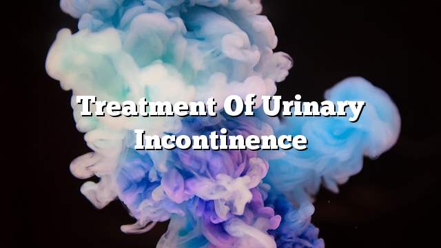 Treatment of urinary incontinence