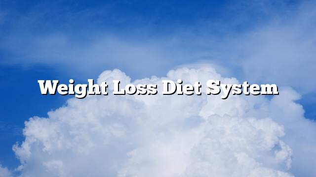 Weight Loss Diet System