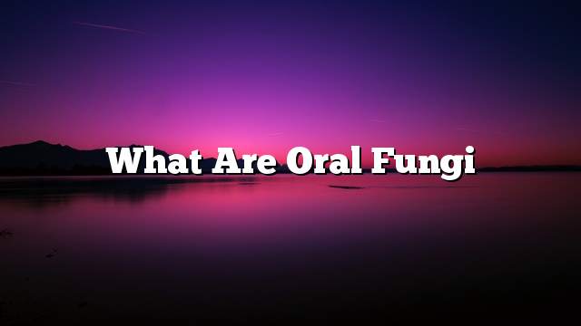 What are oral fungi