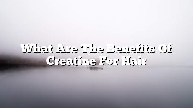 What are the benefits of creatine for hair