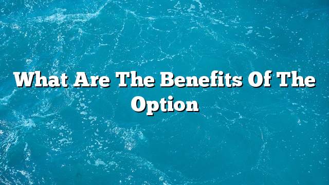 What are the benefits of the option