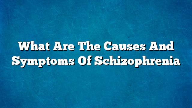What are the causes and symptoms of schizophrenia