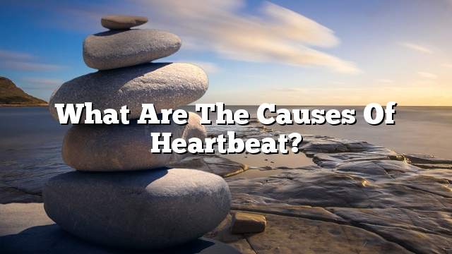 What are the causes of heartbeat?