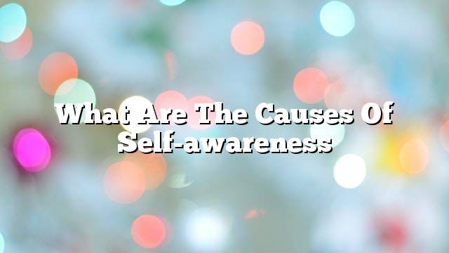 What are the causes of self-awareness