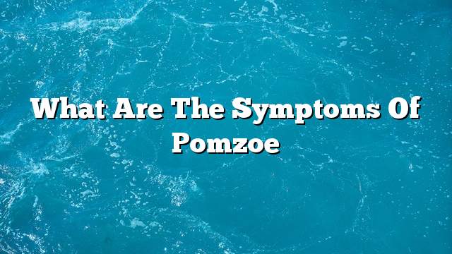 What are the symptoms of Pomzoe