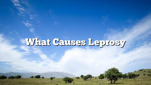 What causes leprosy