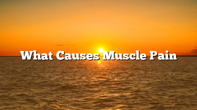 causes of muscle pain