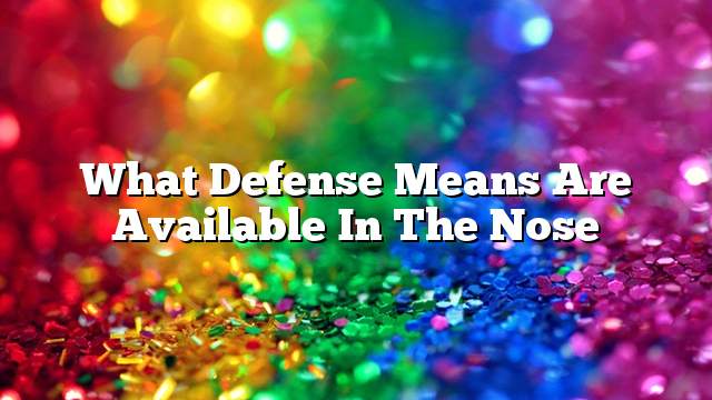 What defense means are available in the nose