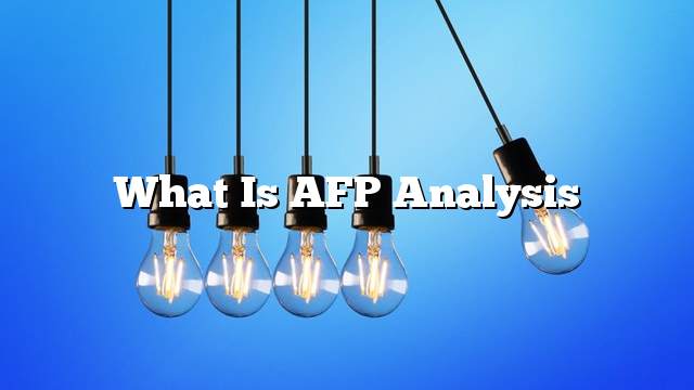 What is AFP analysis