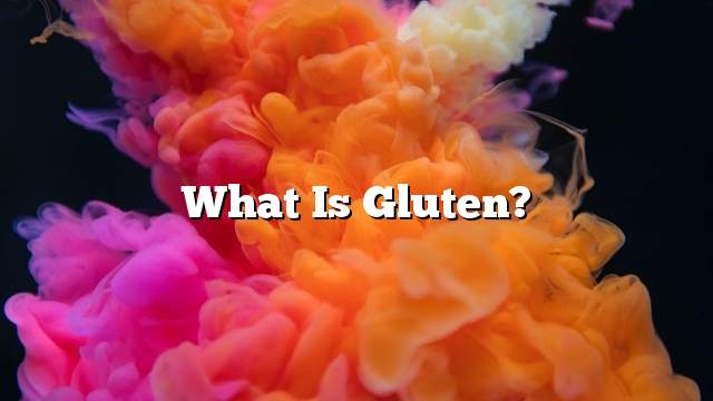 What is Gluten?