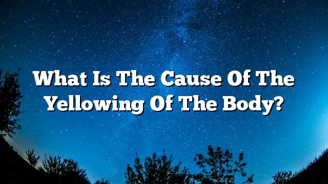 What is the cause of the yellowing of the body?