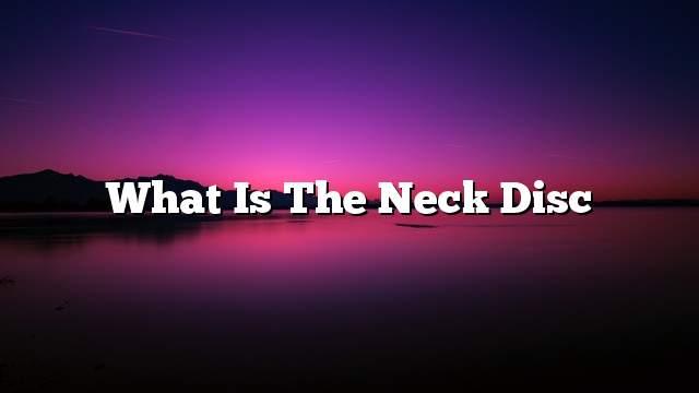 What is the neck disc