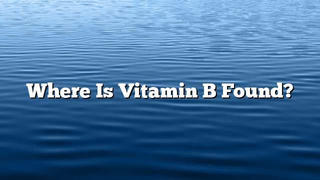 Where is Vitamin B found?