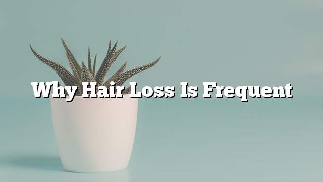 Why hair loss is frequent